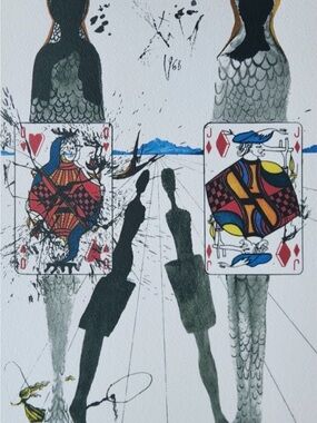 Salvador Dali canvas print Alice in Wonderland 6/13 30x40cms